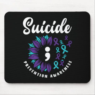 Suizidbewusstsein Unterstützung der Suizidpräventi Mousepad