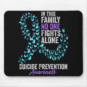 Suizidprävention Aufklärung Monat Schmetterlinge T Mousepad