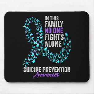 Suizidprävention Aufklärung Monat Schmetterlinge T Mousepad