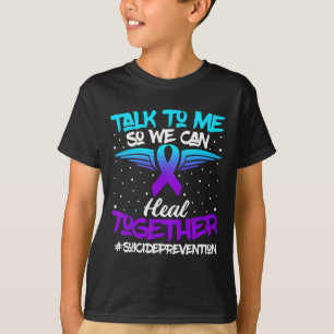 Suizidprävention Bewusstsein 988 Psychische Gesund T-Shirt