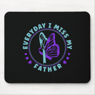 Suizidprävention Bewusstsein Alltag ich vermisse m Mousepad