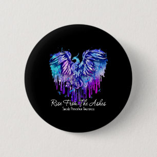 Suizidprävention Bewusstsein aus - Phoenix - Button