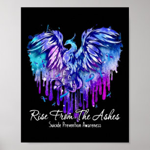Suizidprävention Bewusstsein aus - Phoenix - Poster