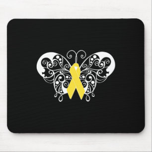 Suizidprävention Bewusstsein Gelbes Multiband-Butt Mousepad