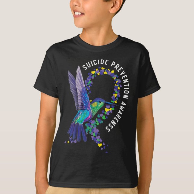 Suizidprävention Bewusstsein psychische Gesundheit T-Shirt (Vorderseite)