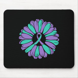 Suizidprävention Bewusstsein Sonnenblume Band Sie Mousepad