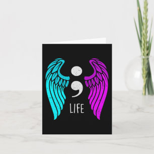 Suizidprävention Bewusstseinsbildung Wings Angel S Karte