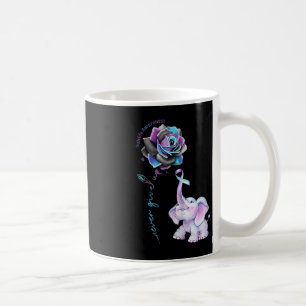Suizidprävention Blume Elephant Ribbo Kaffeetasse
