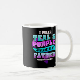 Suizidprävention für den Vater Aquamariner Lila Ri Kaffeetasse