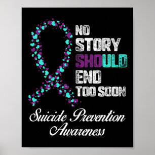 Suizidprävention Keine Story sollte Aquamarin ende Poster