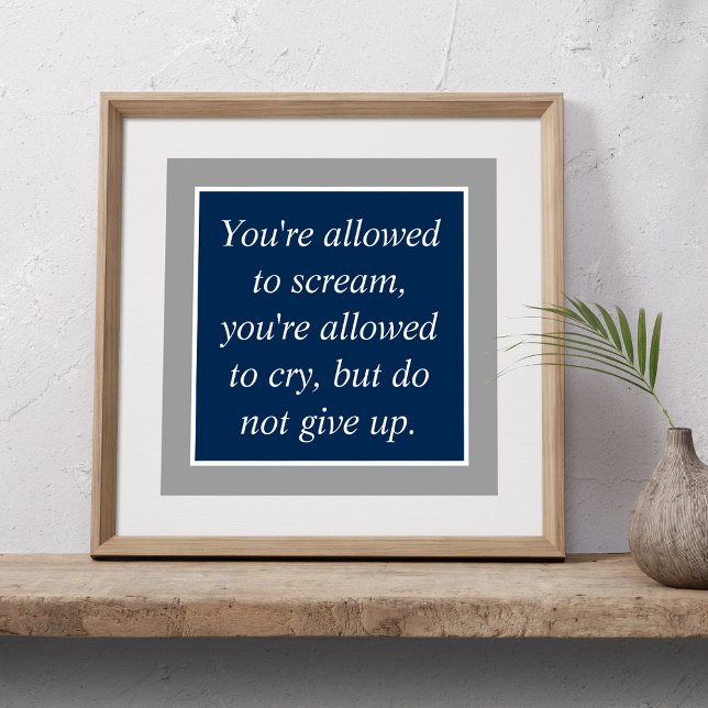 Suizidprävention Motivierend Poster (Von Creator hochgeladen)