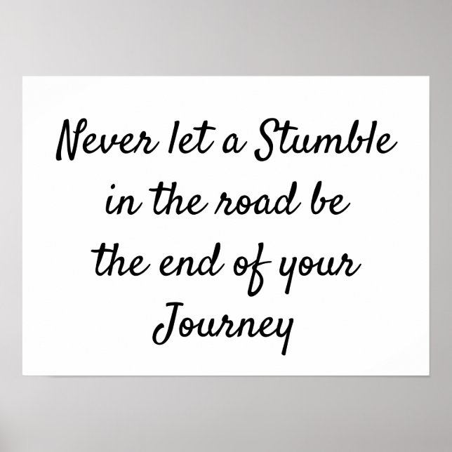 Suizidprävention Suizid Poster (Vorne)