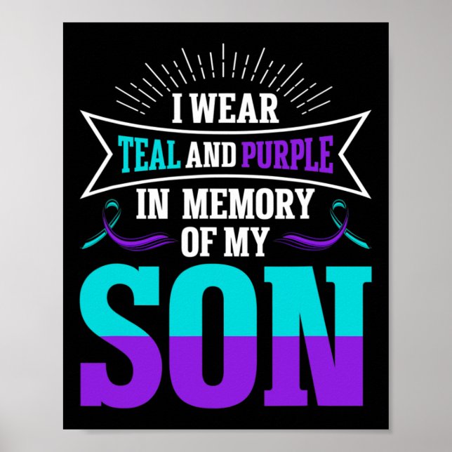 Suizidprävention Suizidbewusstsein Poster (Vorne)