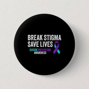 Suizidprävention Unterstützung Break Stigma Suizid Button