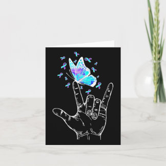 Suizidprävention Woche Butterfly Liebe H Karte