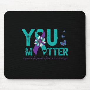 Suizidpräventionsbewusstsein 2022-Sonnenblume Du . Mousepad