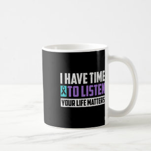 Suizidpräventionsbewusstsein kaffeetasse