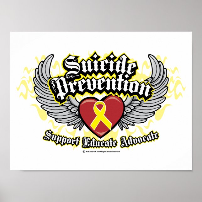 Suizidpräventionswellen Poster (Vorne)