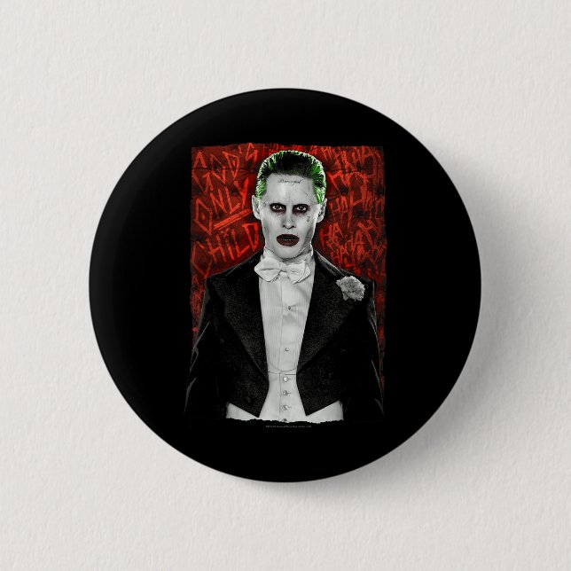 SuizidSquad-Joker, der zum Tode gedrängt wurde Button (Vorderseite)