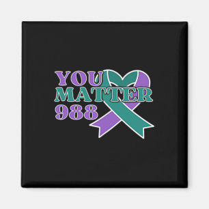 Suizidverhütung 988 Sie Problem Pocket Design Magnet