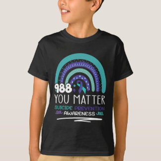 Suizidverhütung Lila Aquamariner Regenbogen Ihr Pr T-Shirt