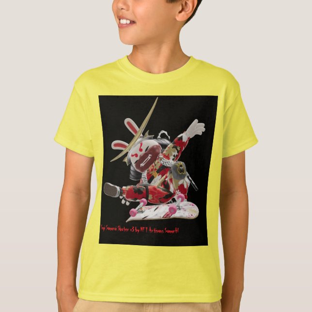 Suji Samurai Skater v3 Tri-Blend-Shirt T-Shirt (Vorderseite)