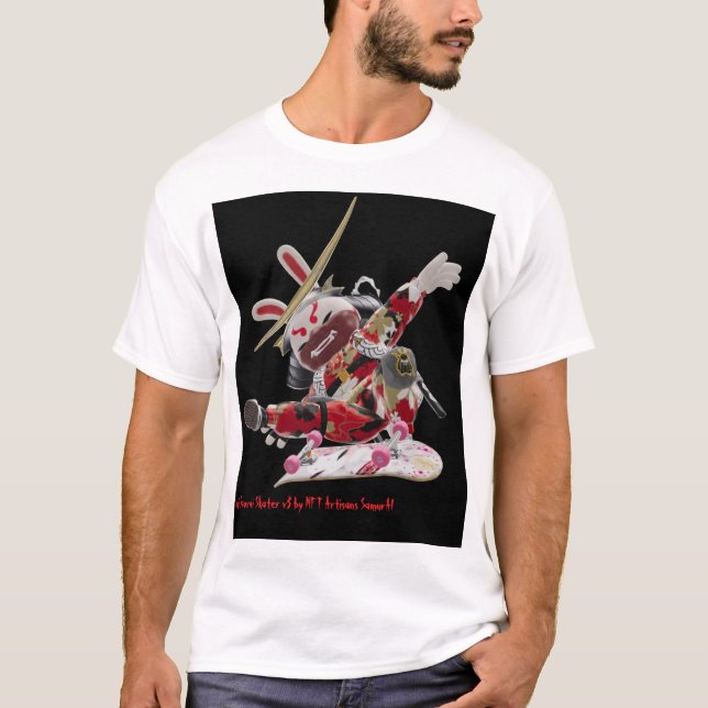Suji Samurai Skater v3 Tri-Blend-Shirt T-Shirt (Vorderseite)