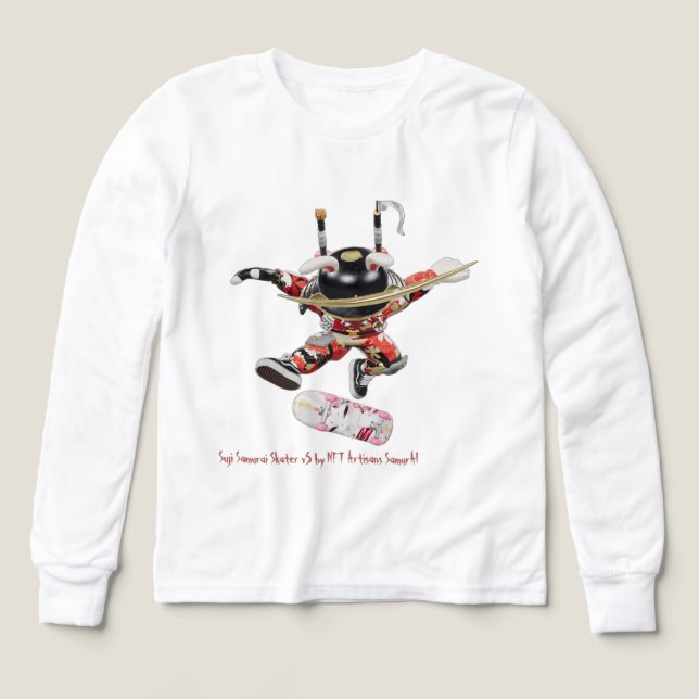 Suji Samurai Skater v5 T - Shirt (Design Vorderseite)