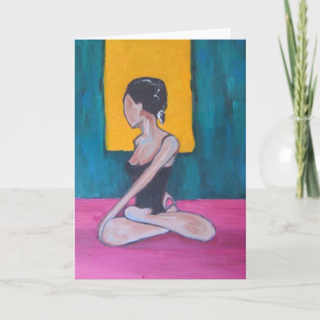 Sukhasana Karte (Vorderseite)