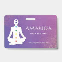 Sukhasna Pose Lila Mandala Chakra Abzeichen