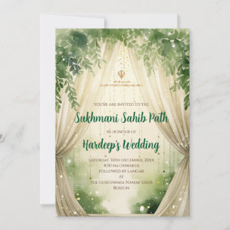 Sukhmani Sahib Path & Digital Akhand Path Einladung