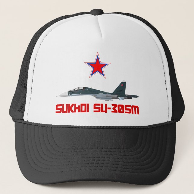 Sukhoi Su-30SM Russian Air Force VKS Truckerkappe (Vorderseite)
