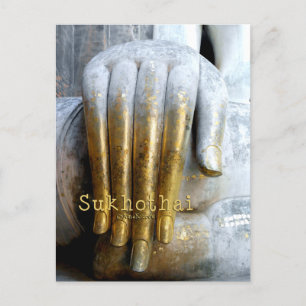 Sukhothai Historischer Park. Wat Si Chum. Reise- Postkarte