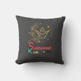 Sukhpreet Kaur Personalisiert Kissen | Elegant Des