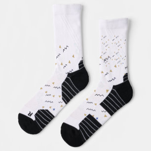 Sukiti Budh Minimalist Antikes Kunstmuster Crew So Socken