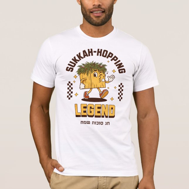 Sukkah-Hopping Legend Shirt für Sukkot Sameach (Vorderseite)