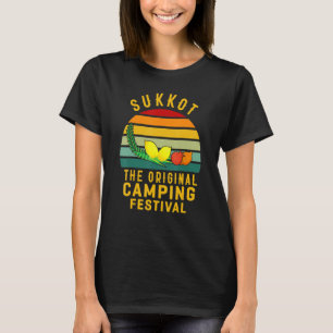 Sukkot Das Camping Festival Sukkah Lulav T-Shirt