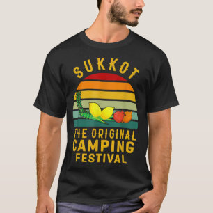 Sukkot Das Camping Festival Sukkah Lulav T-Shirt