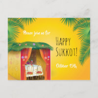 Sukkot Festival Party Sukkah Lulav & Etrog Einladu