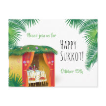 Sukkot Festival Party Sukkah Lulav & Etrog Einladu