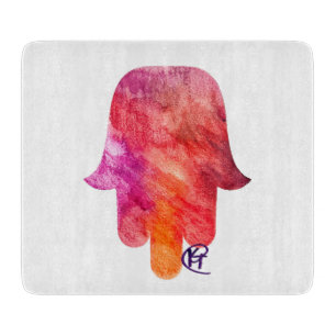 Sukkot Hamsa Art Schneidebrett