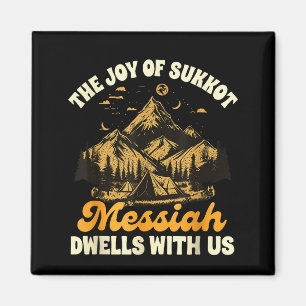 Sukkot Jewihe Freude von Sukkot Messias wohnt bei Magnet