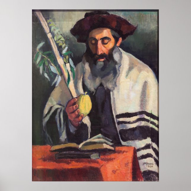 Sukkot - Malerei von Paula Gans - unterzeichnet 19 Poster (Vorne)