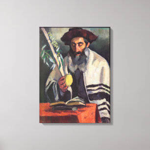 Sukkot - Malerei von Paula Gans - unterzeichnet Leinwanddruck