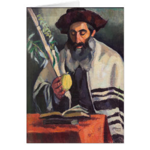 Sukkot - Peinture de Paula Gans - Signé 1920