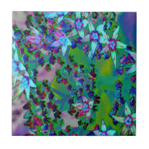 Sukkuläre Blume des Wassers, Lila und blau