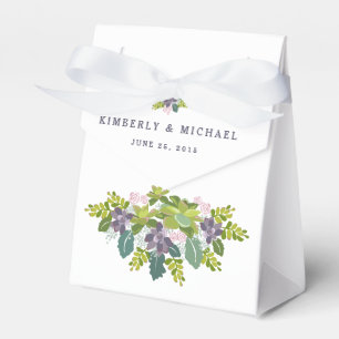 Sukkuläre Bouquet-II-Gastgeschenk Hochzeit Geschenkschachtel