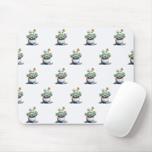 Sukkuläre Pflanze in Pocken Mousepad (Mit Mouse)