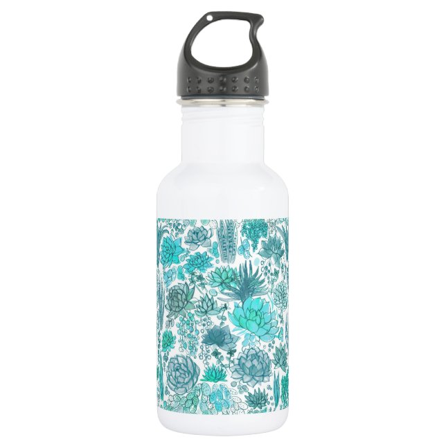 Sukkulärer Garten Edelstahlflasche (Vorderseite)