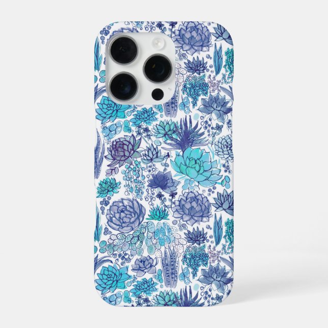 Sukkulärer Garten iPhone 16 Pro Hülle (Rückseite)